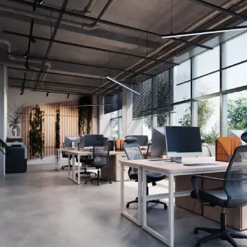 How Professional Cleaning Reduces Workplace Disruptions 2 A clean office space illustrates How Professional Cleaning Reduces Workplace Disruptions